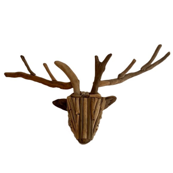 Art Driftwood Deer Head Wall Mount Poshmark